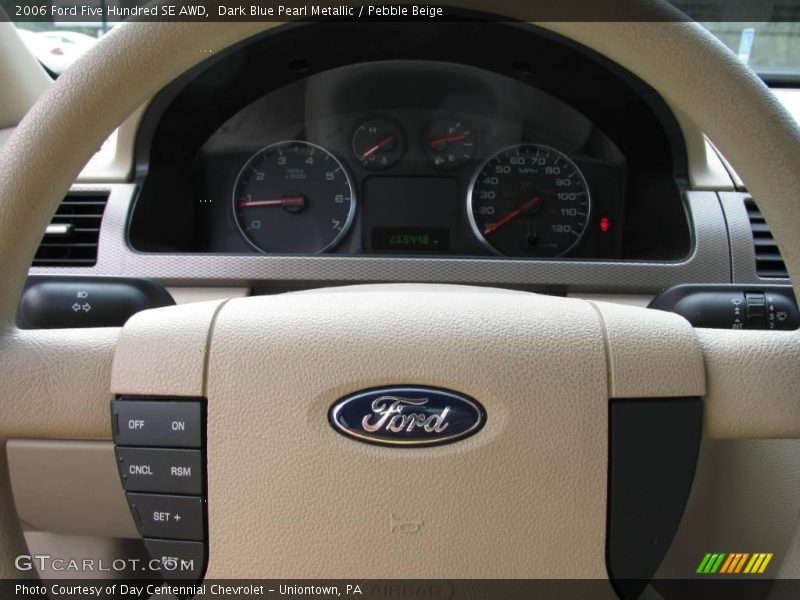 Dark Blue Pearl Metallic / Pebble Beige 2006 Ford Five Hundred SE AWD