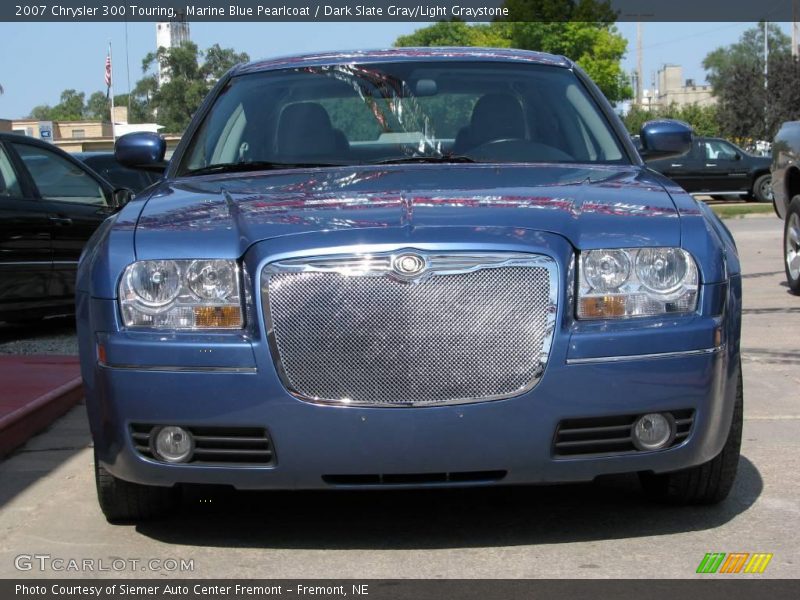 Marine Blue Pearlcoat / Dark Slate Gray/Light Graystone 2007 Chrysler 300 Touring