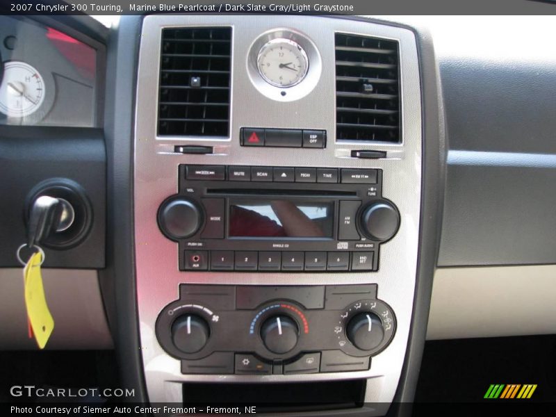 Marine Blue Pearlcoat / Dark Slate Gray/Light Graystone 2007 Chrysler 300 Touring