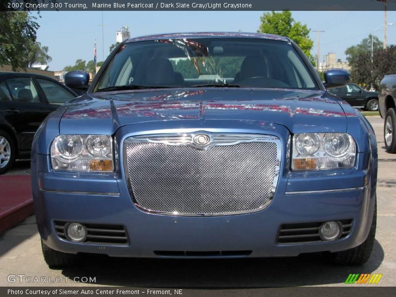 Marine Blue Pearlcoat / Dark Slate Gray/Light Graystone 2007 Chrysler 300 Touring