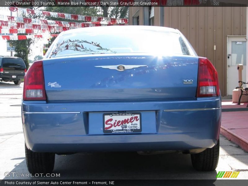 Marine Blue Pearlcoat / Dark Slate Gray/Light Graystone 2007 Chrysler 300 Touring