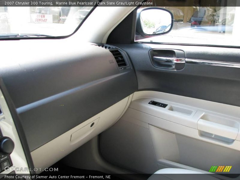 Marine Blue Pearlcoat / Dark Slate Gray/Light Graystone 2007 Chrysler 300 Touring