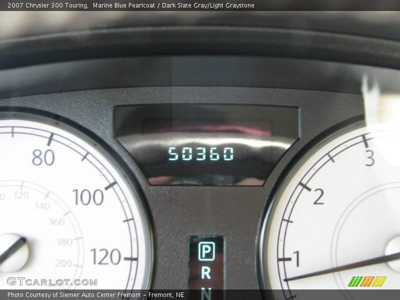 Marine Blue Pearlcoat / Dark Slate Gray/Light Graystone 2007 Chrysler 300 Touring