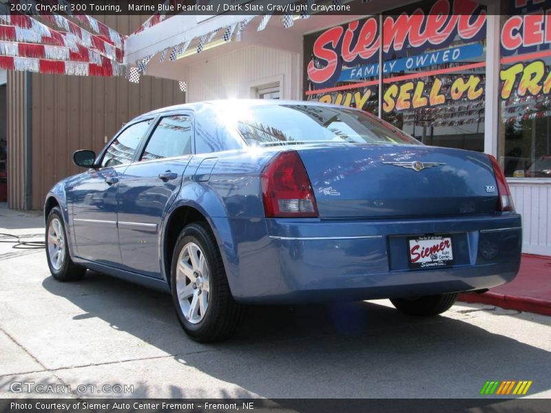Marine Blue Pearlcoat / Dark Slate Gray/Light Graystone 2007 Chrysler 300 Touring