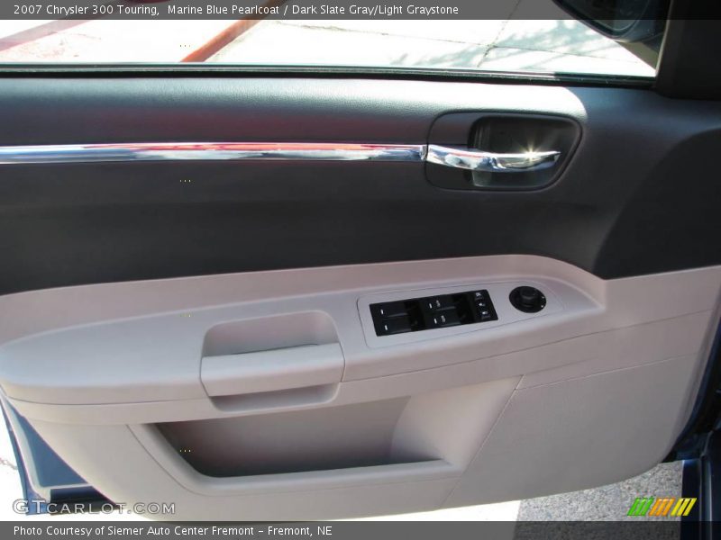Marine Blue Pearlcoat / Dark Slate Gray/Light Graystone 2007 Chrysler 300 Touring
