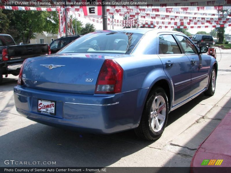 Marine Blue Pearlcoat / Dark Slate Gray/Light Graystone 2007 Chrysler 300 Touring