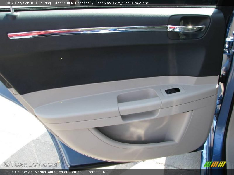 Marine Blue Pearlcoat / Dark Slate Gray/Light Graystone 2007 Chrysler 300 Touring