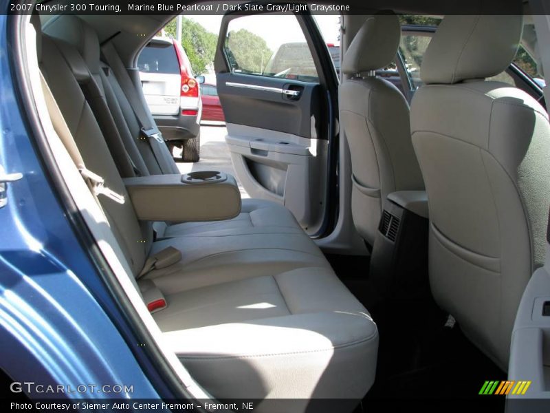 Marine Blue Pearlcoat / Dark Slate Gray/Light Graystone 2007 Chrysler 300 Touring