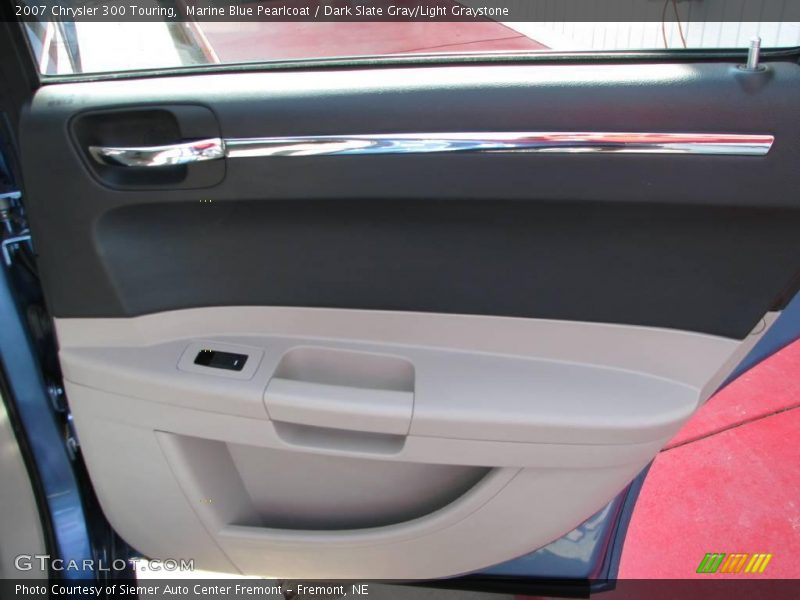 Marine Blue Pearlcoat / Dark Slate Gray/Light Graystone 2007 Chrysler 300 Touring