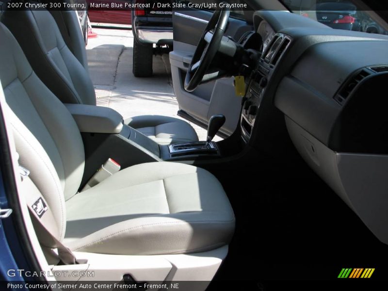 Marine Blue Pearlcoat / Dark Slate Gray/Light Graystone 2007 Chrysler 300 Touring