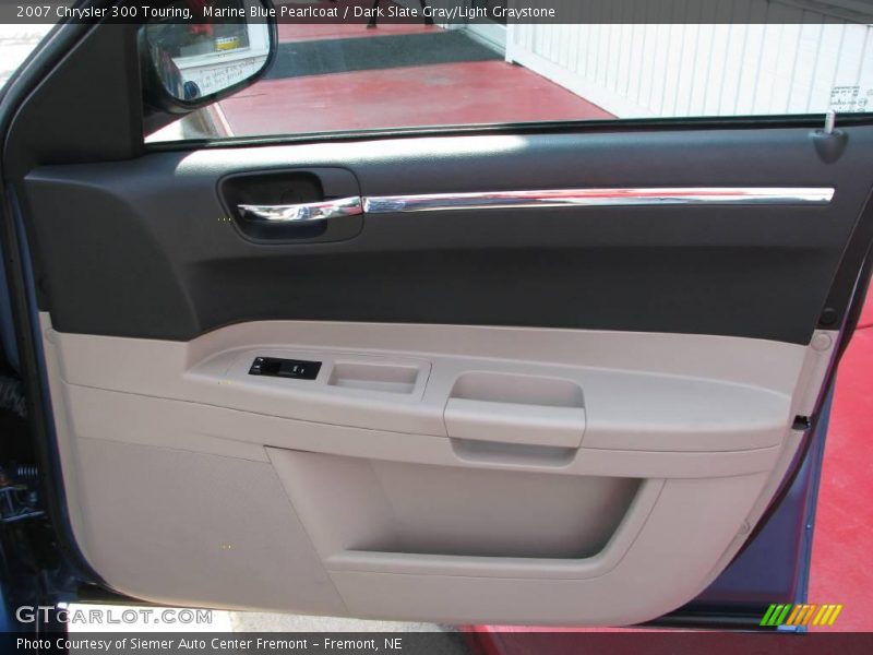 Marine Blue Pearlcoat / Dark Slate Gray/Light Graystone 2007 Chrysler 300 Touring