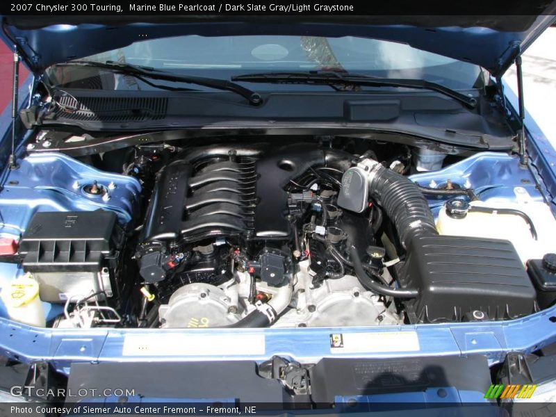 Marine Blue Pearlcoat / Dark Slate Gray/Light Graystone 2007 Chrysler 300 Touring