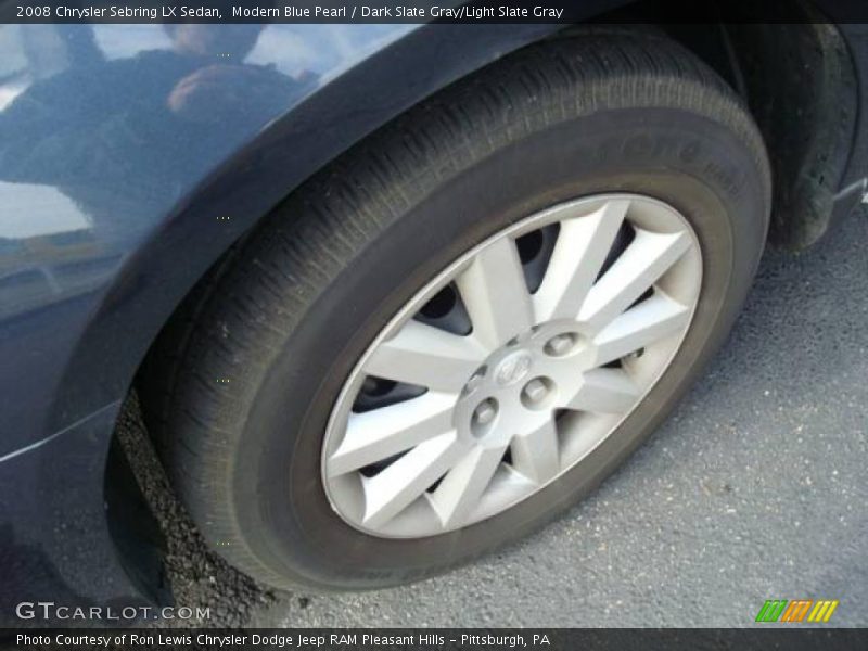 Modern Blue Pearl / Dark Slate Gray/Light Slate Gray 2008 Chrysler Sebring LX Sedan
