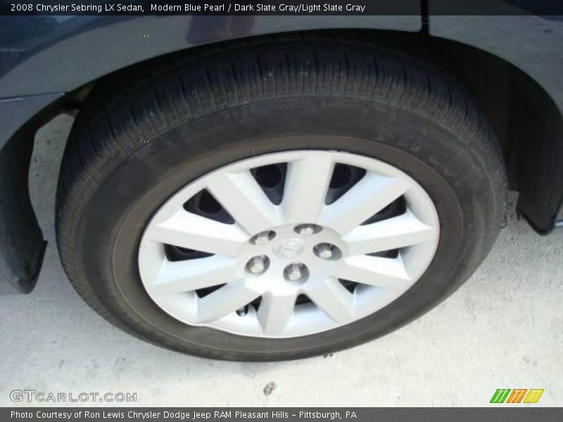 Modern Blue Pearl / Dark Slate Gray/Light Slate Gray 2008 Chrysler Sebring LX Sedan