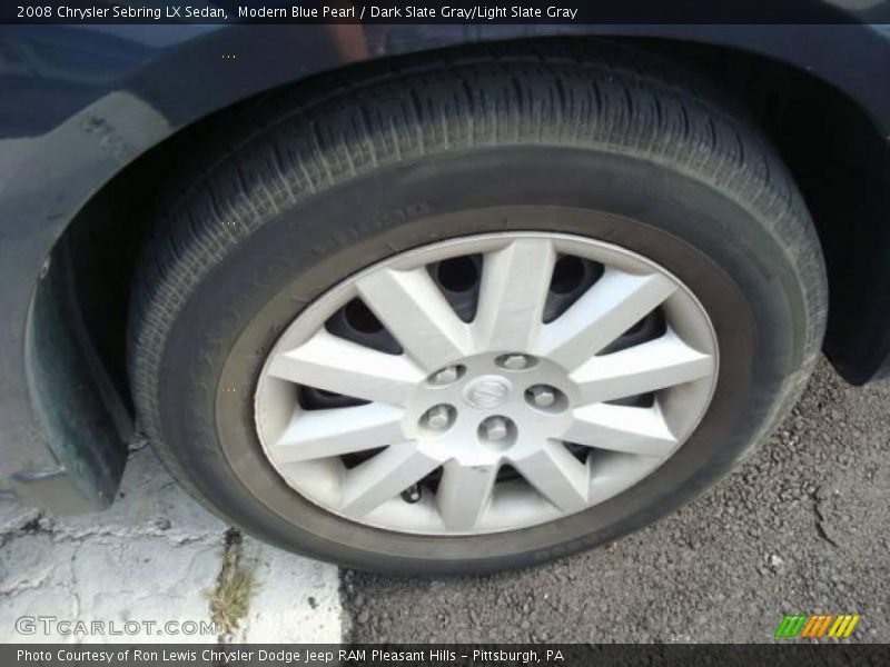 Modern Blue Pearl / Dark Slate Gray/Light Slate Gray 2008 Chrysler Sebring LX Sedan