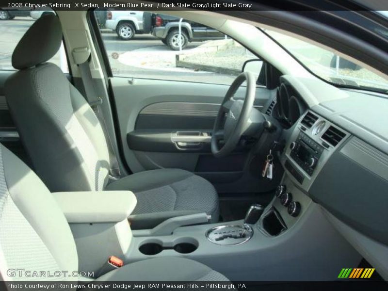 Modern Blue Pearl / Dark Slate Gray/Light Slate Gray 2008 Chrysler Sebring LX Sedan