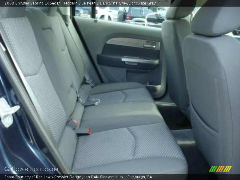 Modern Blue Pearl / Dark Slate Gray/Light Slate Gray 2008 Chrysler Sebring LX Sedan