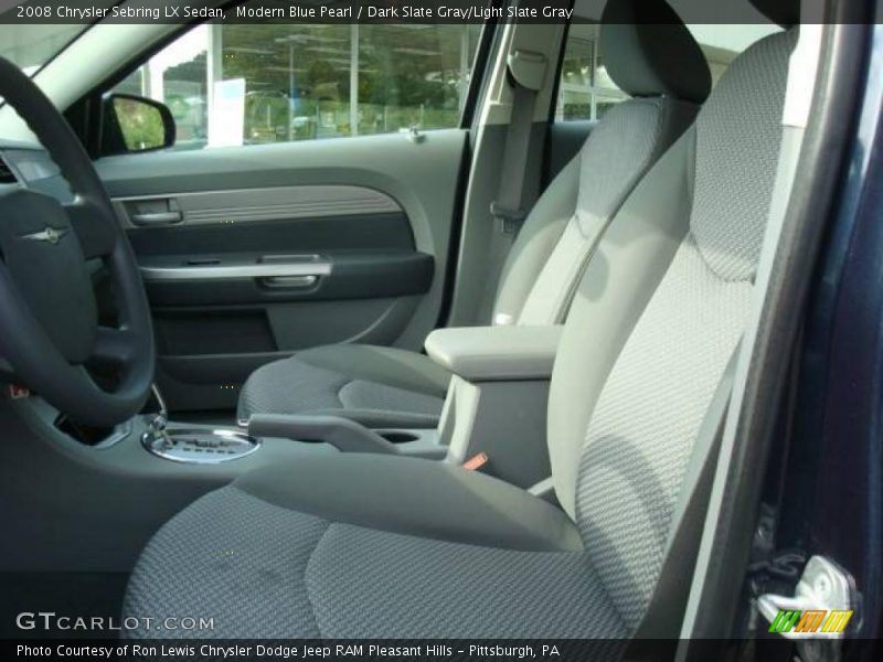 Modern Blue Pearl / Dark Slate Gray/Light Slate Gray 2008 Chrysler Sebring LX Sedan