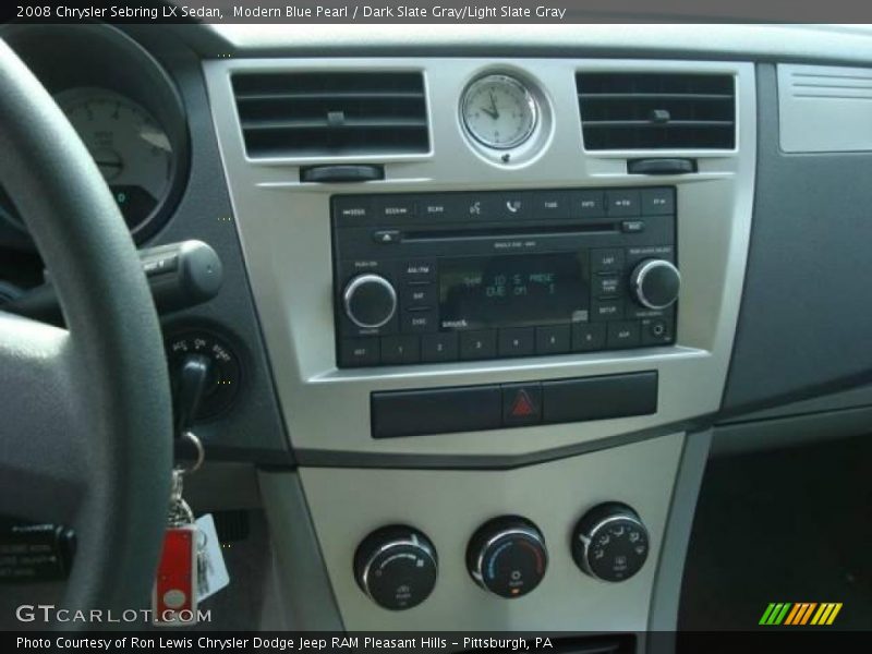 Modern Blue Pearl / Dark Slate Gray/Light Slate Gray 2008 Chrysler Sebring LX Sedan