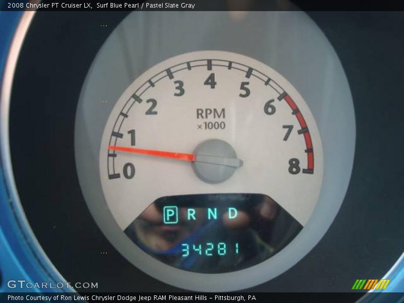 Surf Blue Pearl / Pastel Slate Gray 2008 Chrysler PT Cruiser LX