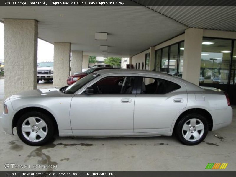 Bright Silver Metallic / Dark/Light Slate Gray 2008 Dodge Charger SE
