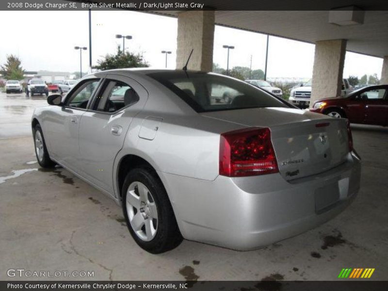 Bright Silver Metallic / Dark/Light Slate Gray 2008 Dodge Charger SE