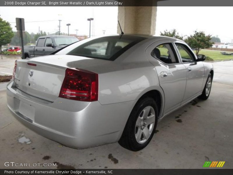 Bright Silver Metallic / Dark/Light Slate Gray 2008 Dodge Charger SE