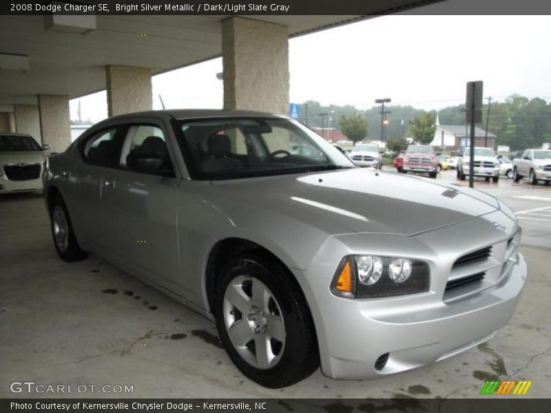 Bright Silver Metallic / Dark/Light Slate Gray 2008 Dodge Charger SE