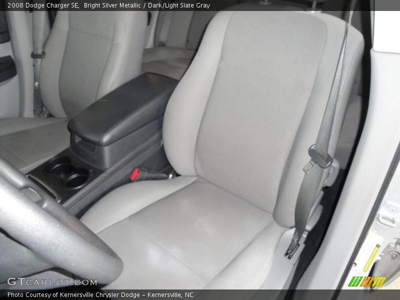 Bright Silver Metallic / Dark/Light Slate Gray 2008 Dodge Charger SE