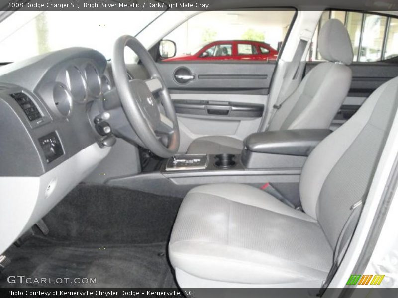 Bright Silver Metallic / Dark/Light Slate Gray 2008 Dodge Charger SE