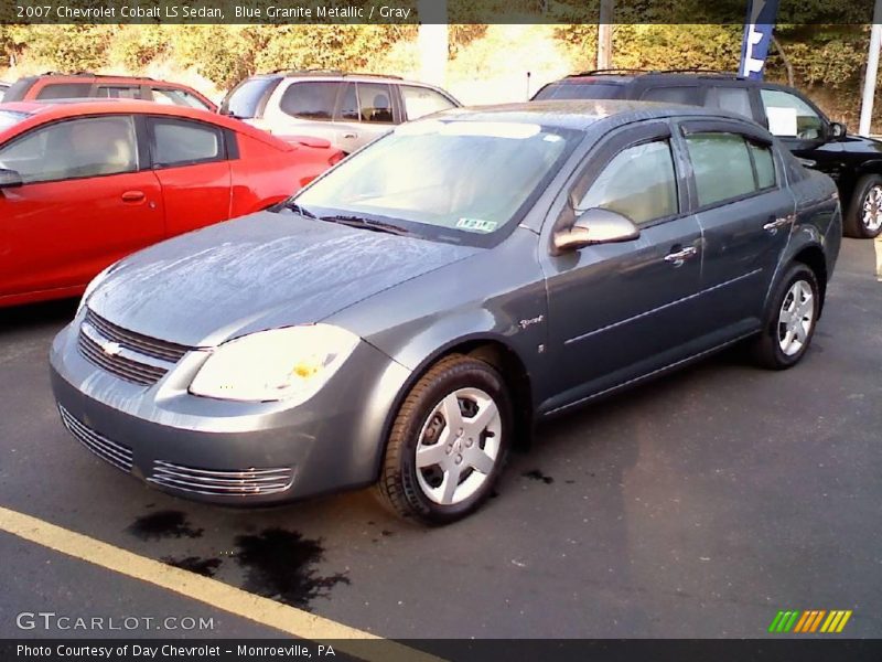 Blue Granite Metallic / Gray 2007 Chevrolet Cobalt LS Sedan