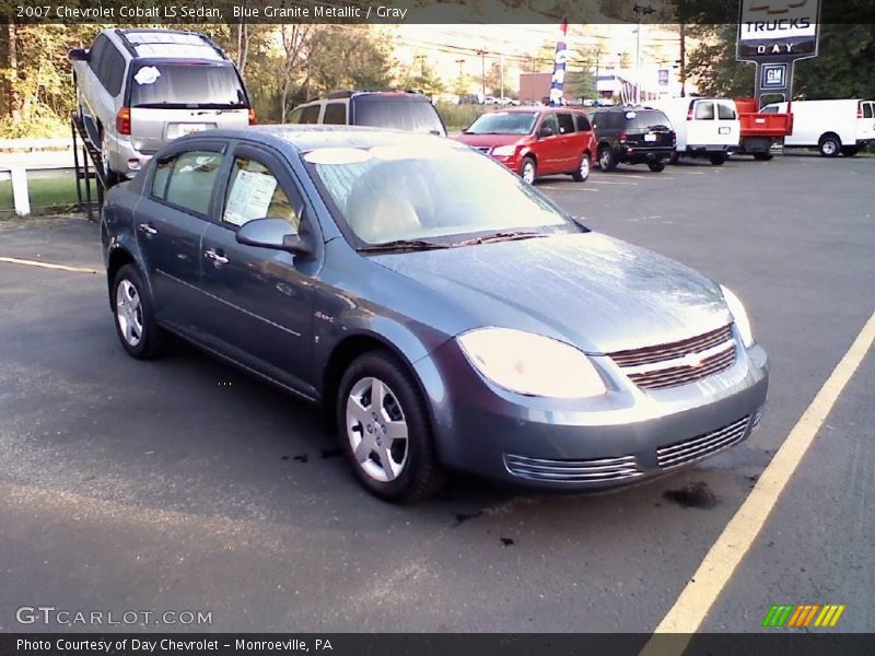 Blue Granite Metallic / Gray 2007 Chevrolet Cobalt LS Sedan
