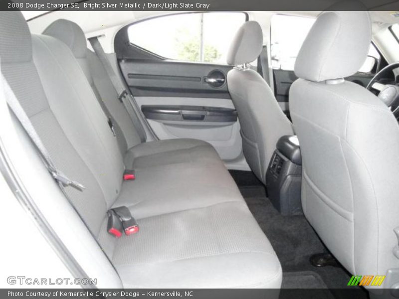 Bright Silver Metallic / Dark/Light Slate Gray 2008 Dodge Charger SE