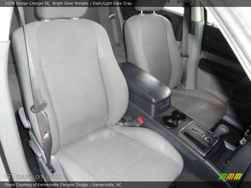 Bright Silver Metallic / Dark/Light Slate Gray 2008 Dodge Charger SE