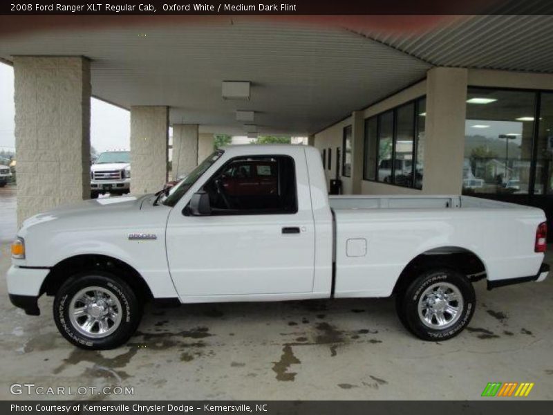 Oxford White / Medium Dark Flint 2008 Ford Ranger XLT Regular Cab