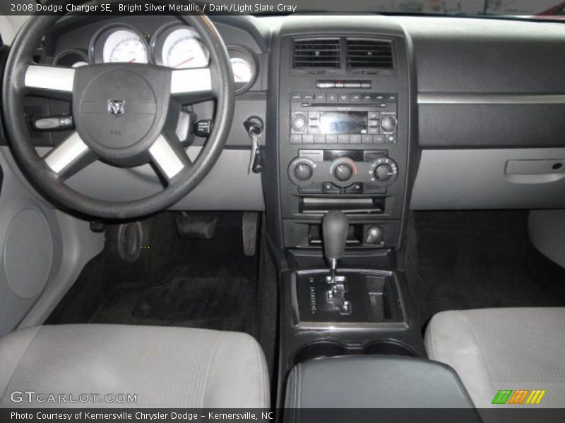 Bright Silver Metallic / Dark/Light Slate Gray 2008 Dodge Charger SE