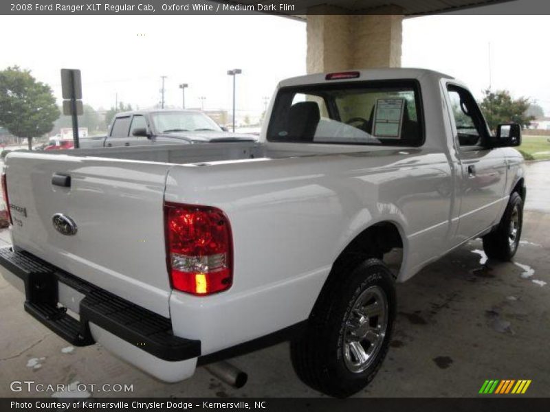 Oxford White / Medium Dark Flint 2008 Ford Ranger XLT Regular Cab