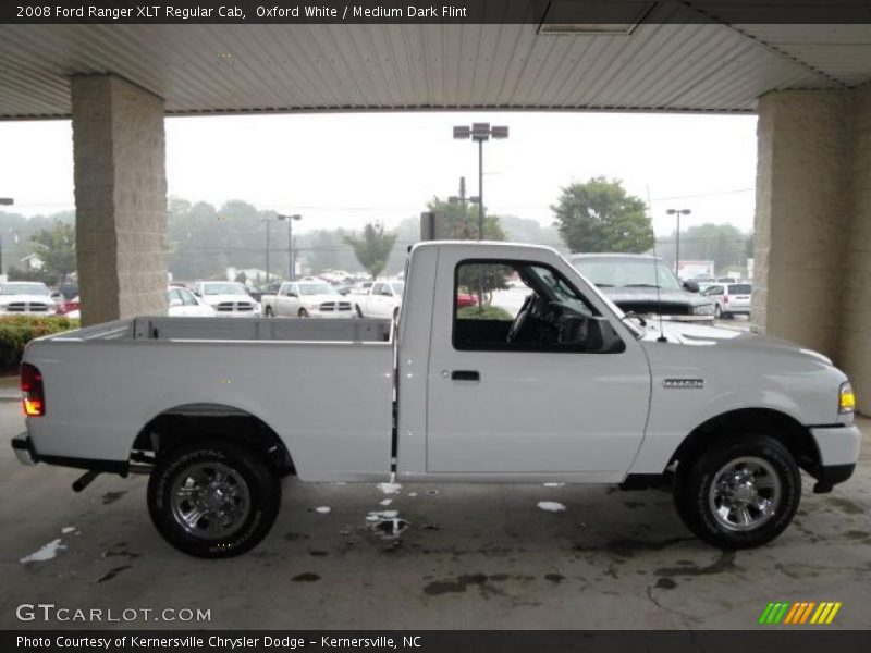 Oxford White / Medium Dark Flint 2008 Ford Ranger XLT Regular Cab