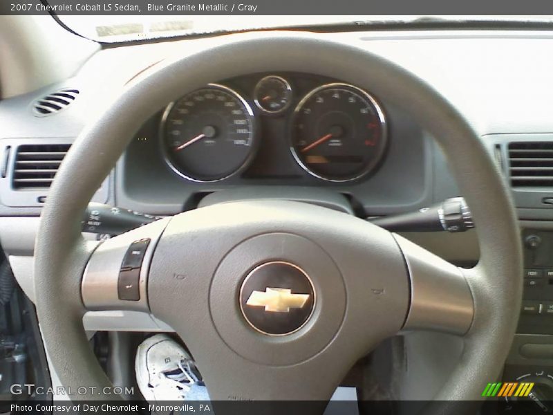 Blue Granite Metallic / Gray 2007 Chevrolet Cobalt LS Sedan