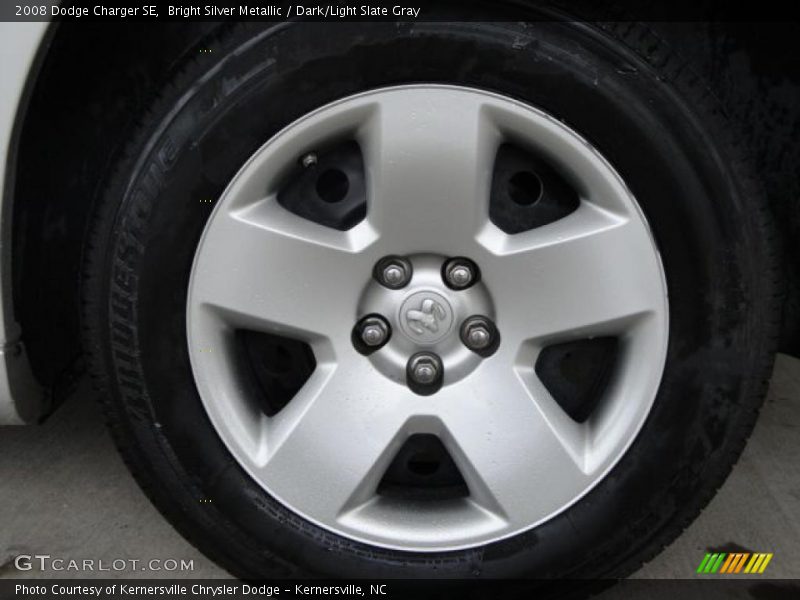 Bright Silver Metallic / Dark/Light Slate Gray 2008 Dodge Charger SE