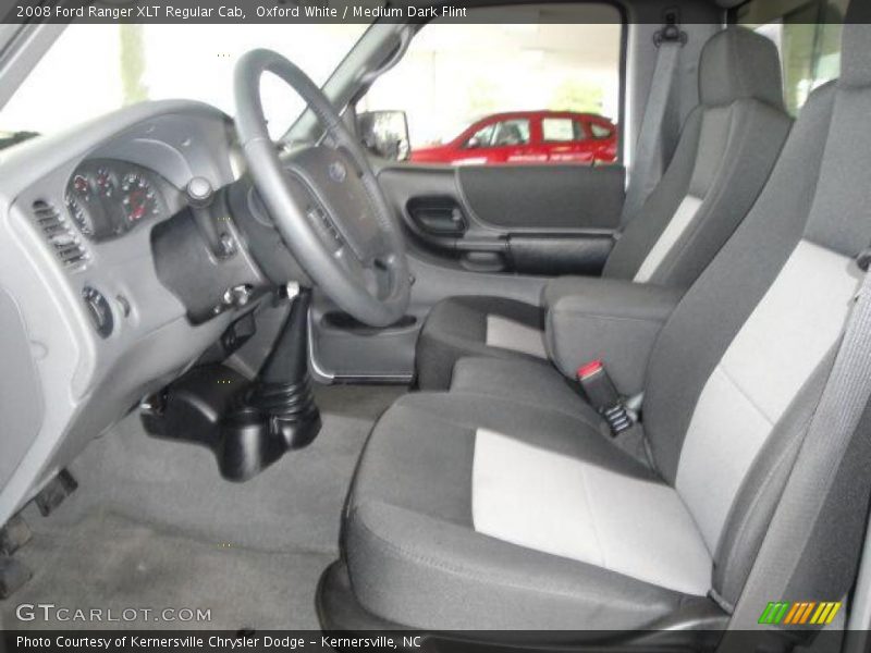 Oxford White / Medium Dark Flint 2008 Ford Ranger XLT Regular Cab