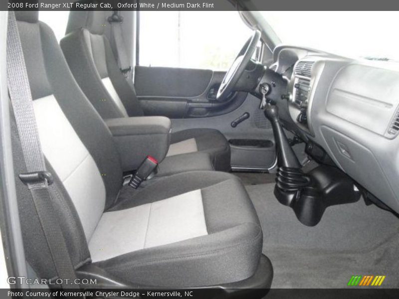 Oxford White / Medium Dark Flint 2008 Ford Ranger XLT Regular Cab