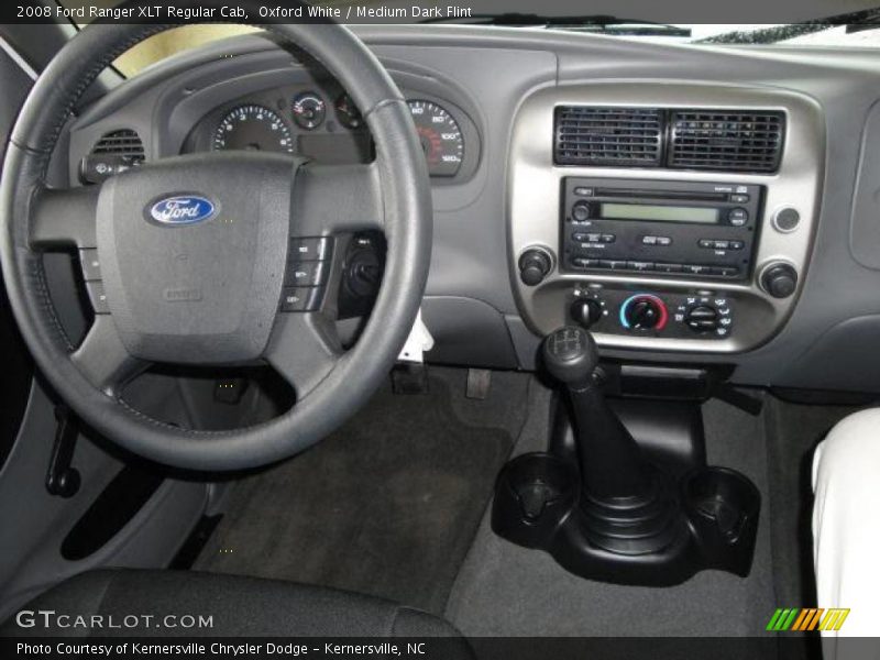 Oxford White / Medium Dark Flint 2008 Ford Ranger XLT Regular Cab