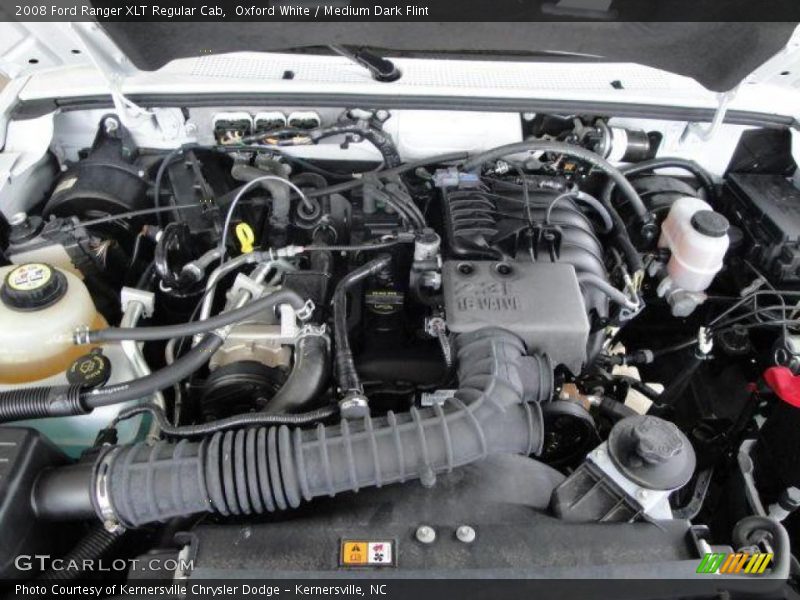 Oxford White / Medium Dark Flint 2008 Ford Ranger XLT Regular Cab