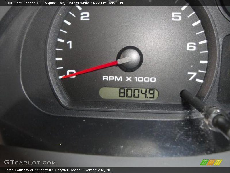 Oxford White / Medium Dark Flint 2008 Ford Ranger XLT Regular Cab