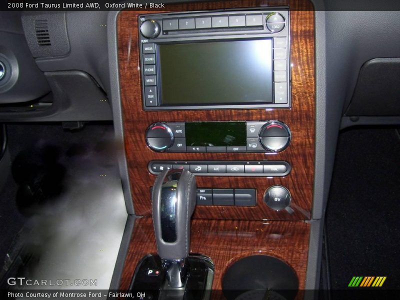 Oxford White / Black 2008 Ford Taurus Limited AWD