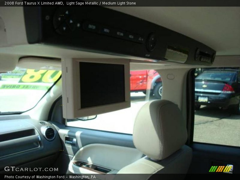 Light Sage Metallic / Medium Light Stone 2008 Ford Taurus X Limited AWD