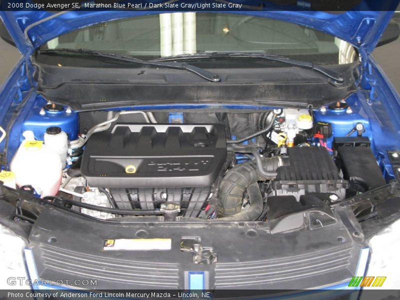 Marathon Blue Pearl / Dark Slate Gray/Light Slate Gray 2008 Dodge Avenger SE