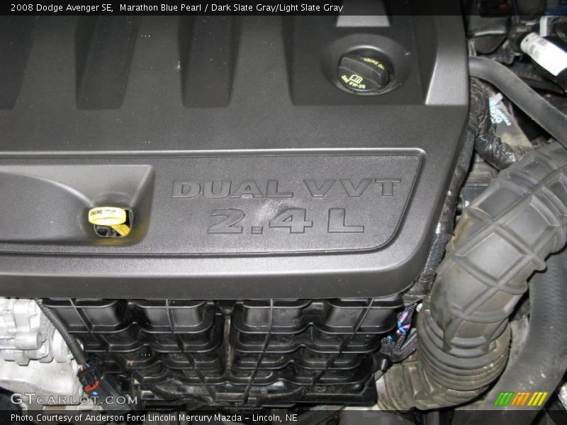 Marathon Blue Pearl / Dark Slate Gray/Light Slate Gray 2008 Dodge Avenger SE