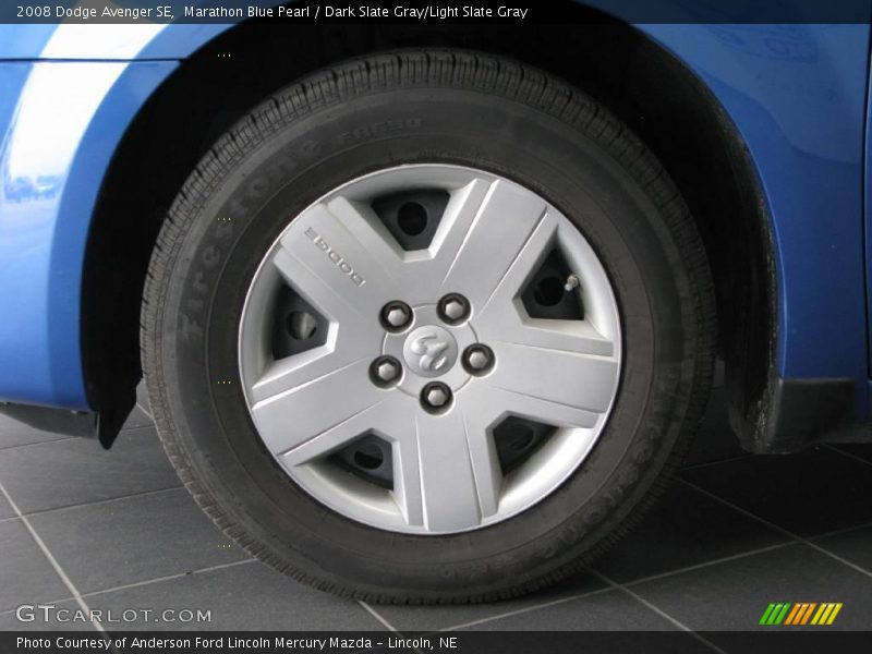 Marathon Blue Pearl / Dark Slate Gray/Light Slate Gray 2008 Dodge Avenger SE